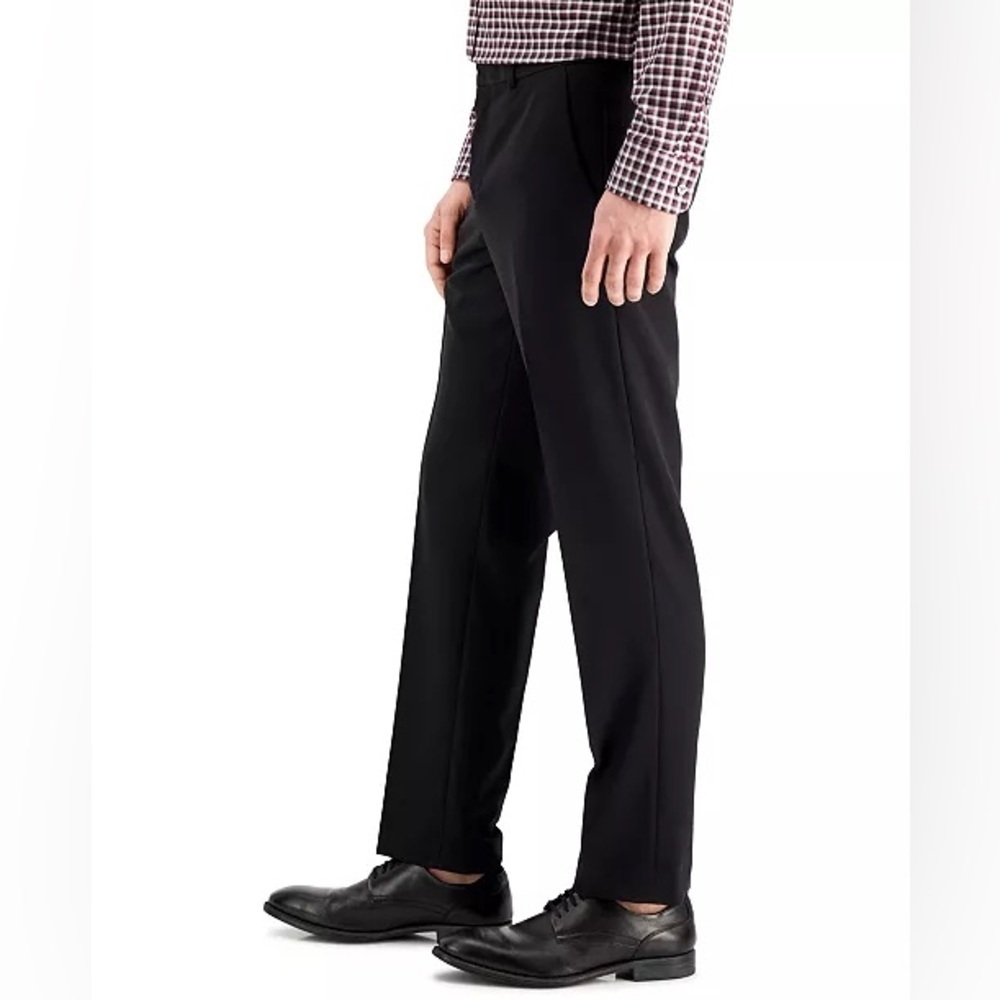 Perry Ellis Portfolio Men's Black Ice Dress Pants with the modern fit. NWT